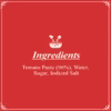 Tomato Paste Ingredients SR