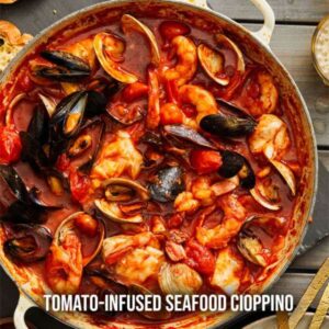 Tomato-infused Seafood Cioppino