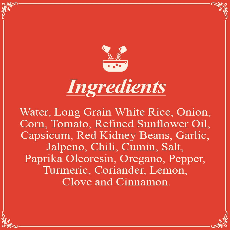 Mexican Style Rice Ingredients SR Mexican Style Rice Ingredients SR