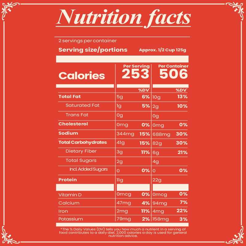 Mock Chicken With Basmati Rice Box NF SR