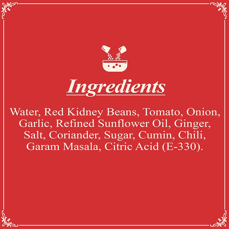 Rajma Masala Ingredients SR