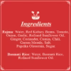 Rajma Masala With Basmati Rice Ingredients SR
