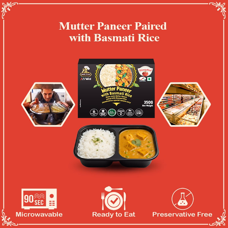 ShimlaRed Mutter Paneer With Basmati Rice