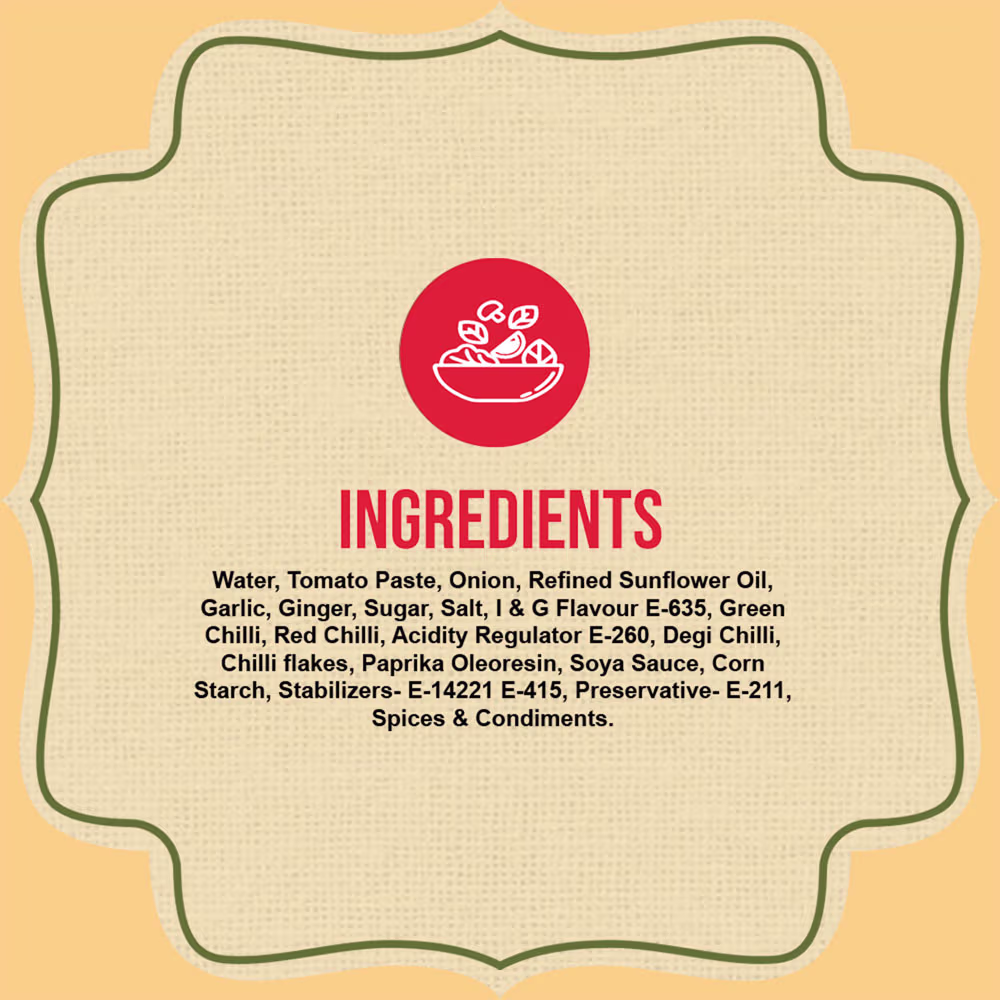 Schezwan Sauce Ingredient