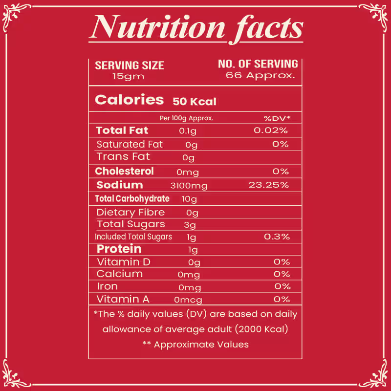Green Chilli Sauce SR Green Chilli Sauce SR
