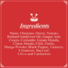 Amritsari Chole Ingredients SR