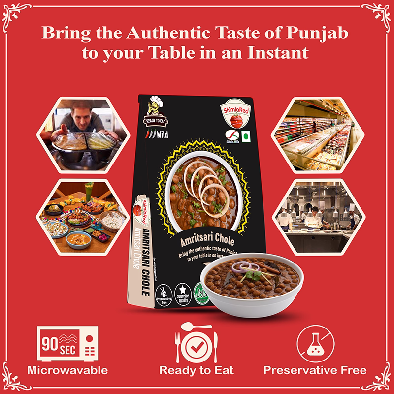 Amritsari Chole ShimlaRed Dish & Tagline