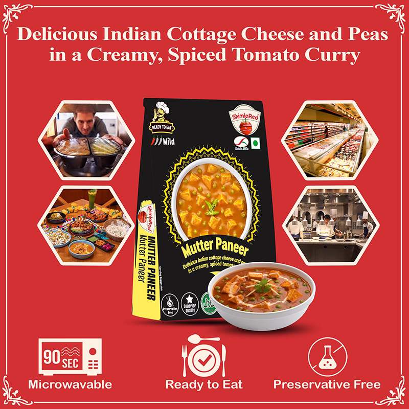 Mutter Paneer Ready To Eat Indian Food Dish Mutter Paneer Ready To Eat Indian Food Dish