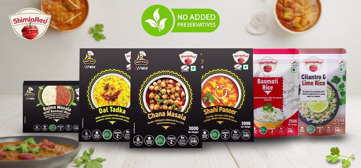 Preservative Free Ready to Eat Meals