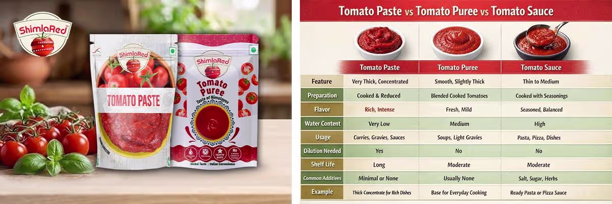 Tomato Paste Supplier ShimlaRed